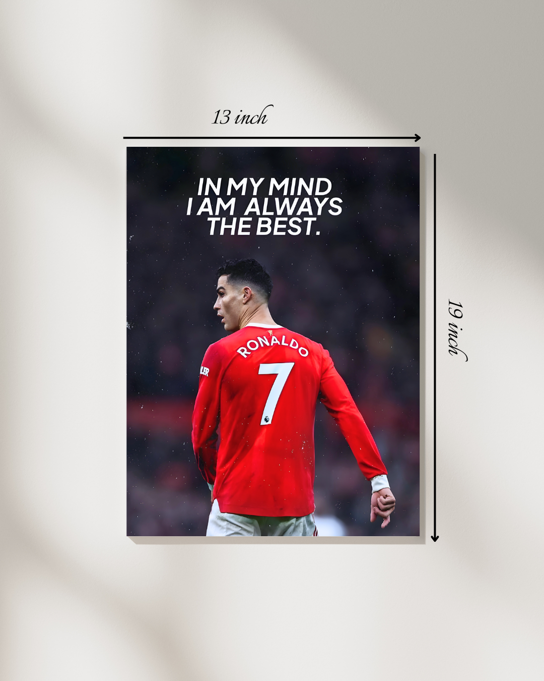 "In My Mind I'm Always The Best" Motivational Quote – High Quality Wall Art