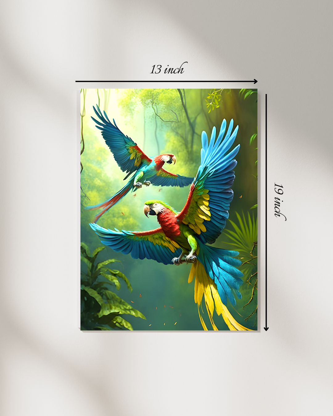 Tropical Parrots Canvas Print Canvas Print – Beautiful Nature Canvas Print