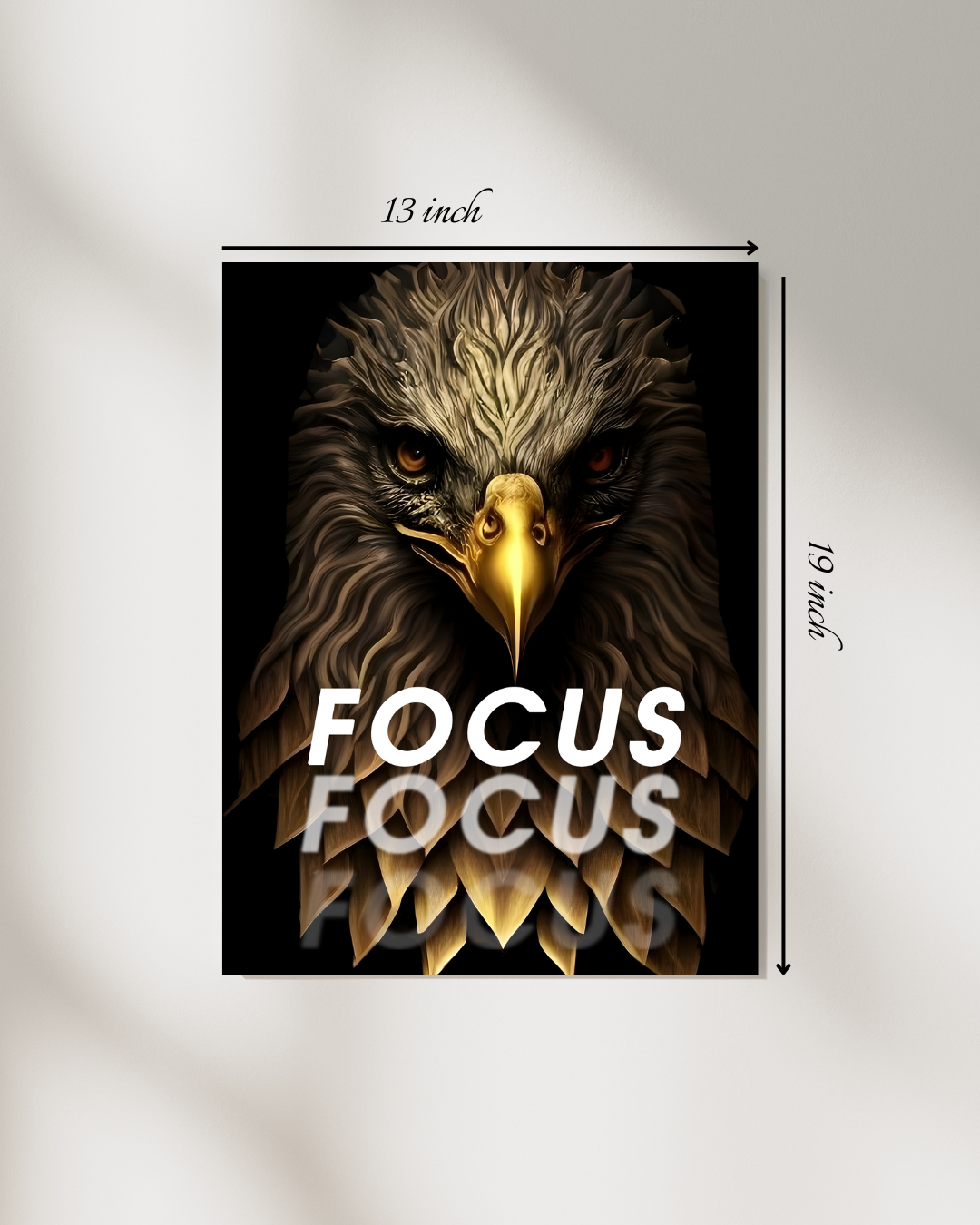 "FOCUS" Motivational Quote – High Quality Wall Art