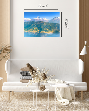 Pokhara Scenic Canvas Print – High Quality Wall Art