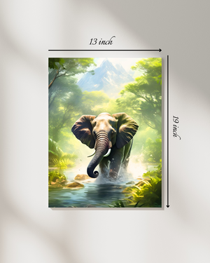 Elephant Jungle Canvas Print – Beautiful Nature Canvas Print