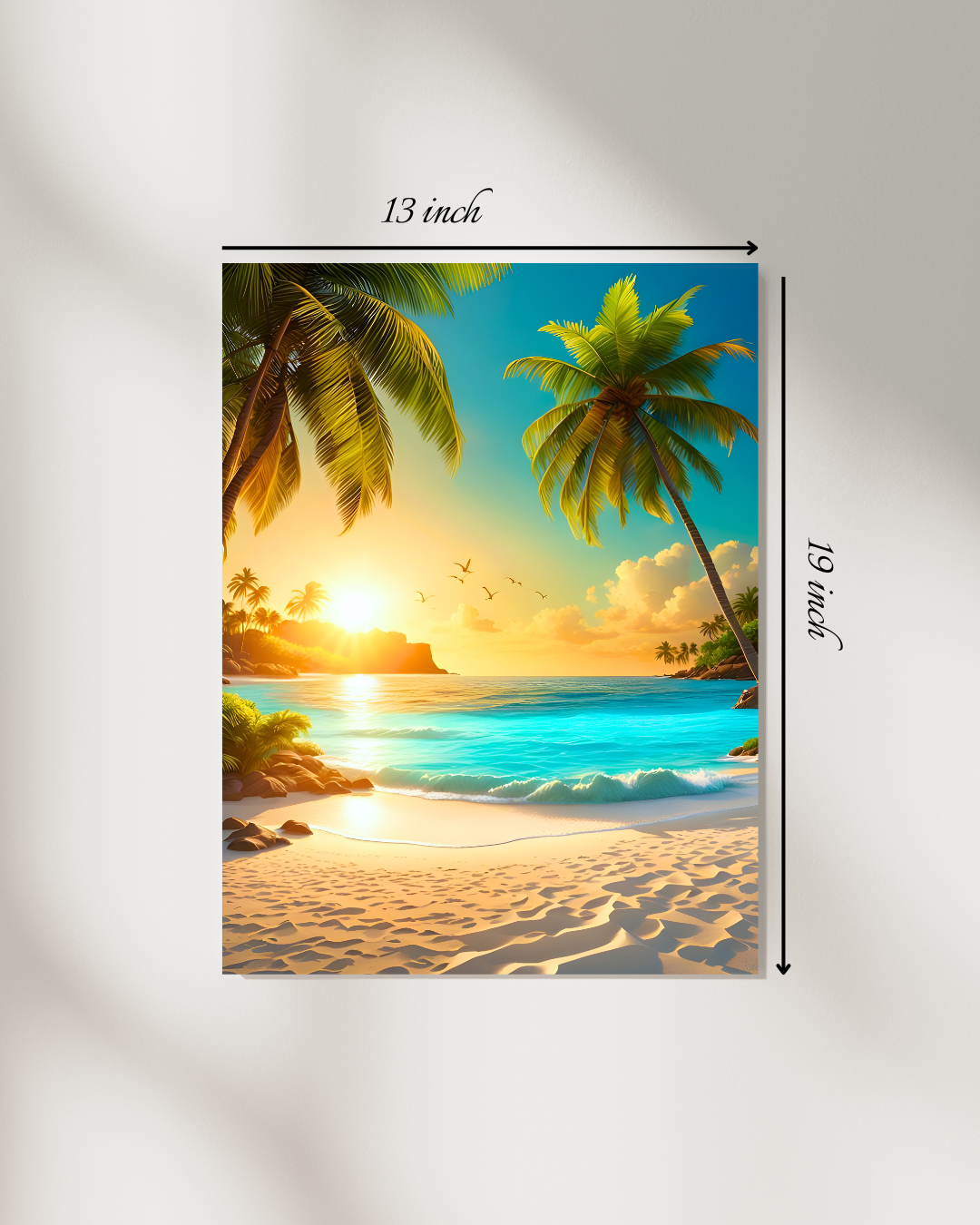 Tropical Beach Canvas Print – Beautiful Nature Canvas Print