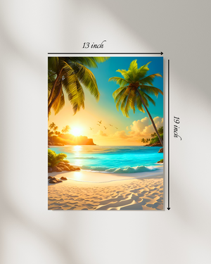 Tropical Beach Canvas Print – Beautiful Nature Canvas Print