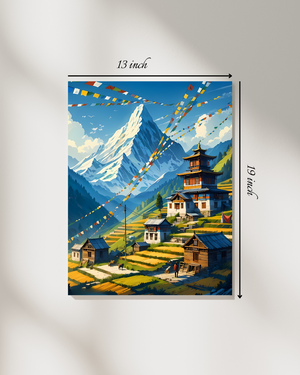 Majestic Mountain Canvas Print – Beautiful Nature Canvas Print