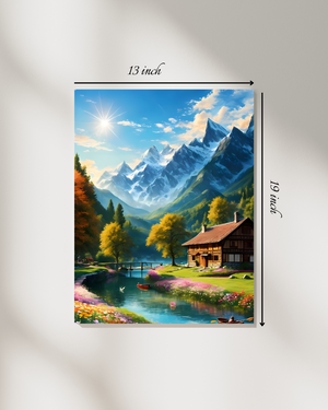 "Mountain Retreat" Canvas Print – Beautiful Nature Canvas Print