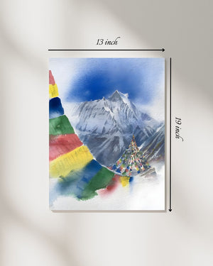Majestic Himalayan Spirit Canvas Print – High Quality Wall Art