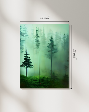 Foggy Forest Canvas Print – Beautiful Nature Canvas Print