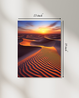 Desert sunset Canvas Print – Beautiful Nature Canvas Print