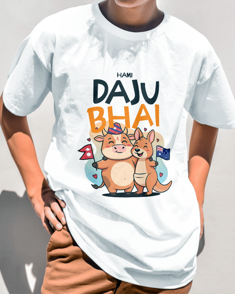 Hami Daju Bhai – Nepali Printed T-Shirt in Australia