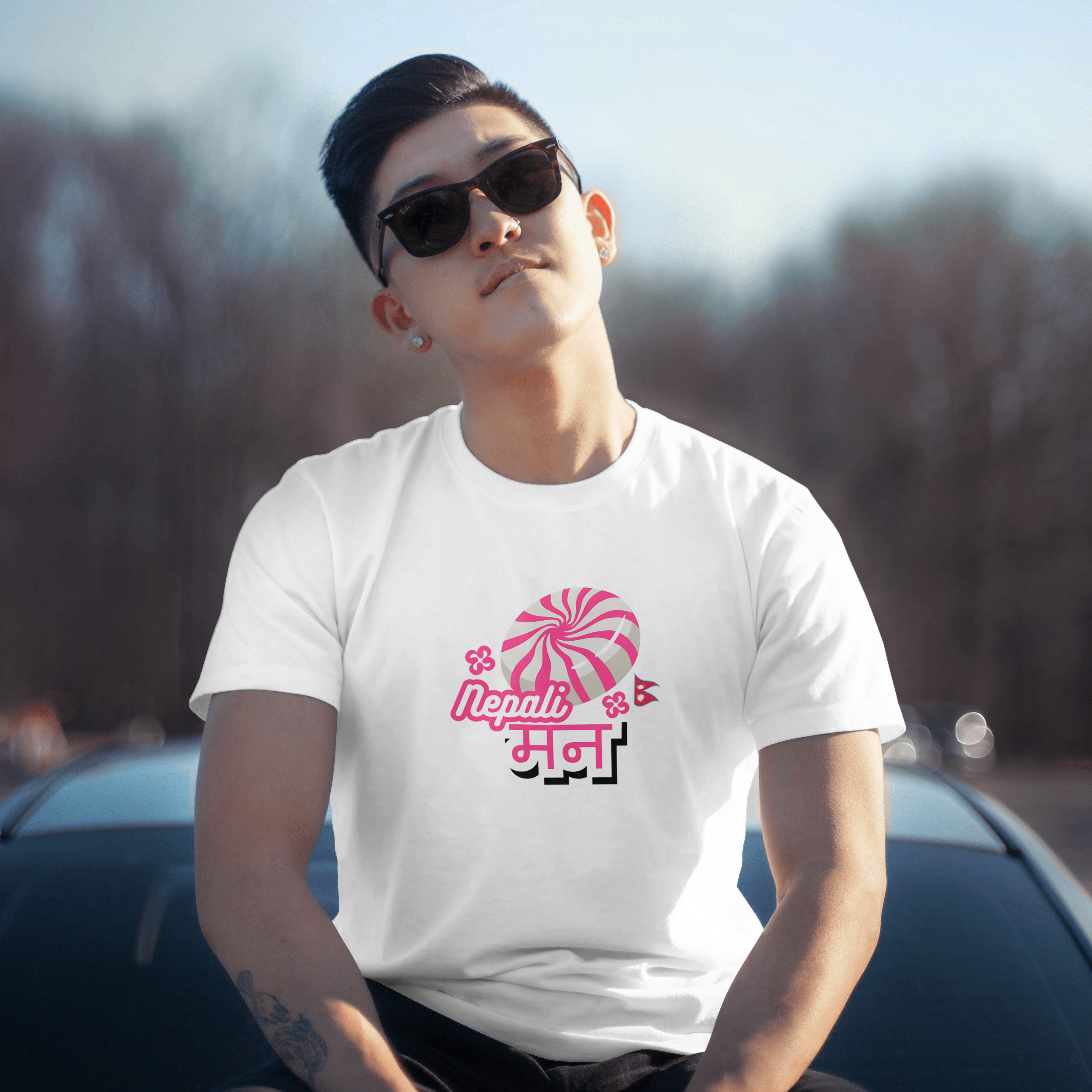 Nepali Mann – Nepali Printed T-Shirt in Australia