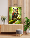 Vibrant Owl Canvas Print – Beautiful Nature Canvas Print