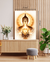 Divine Lord Buddha Canvas Print – High Quality Hindu God Wall Art