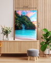 Tropical Paradise Canvas Print – Beautiful Nature Canvas Print