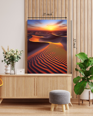 Desert sunset Canvas Print – Beautiful Nature Canvas Print